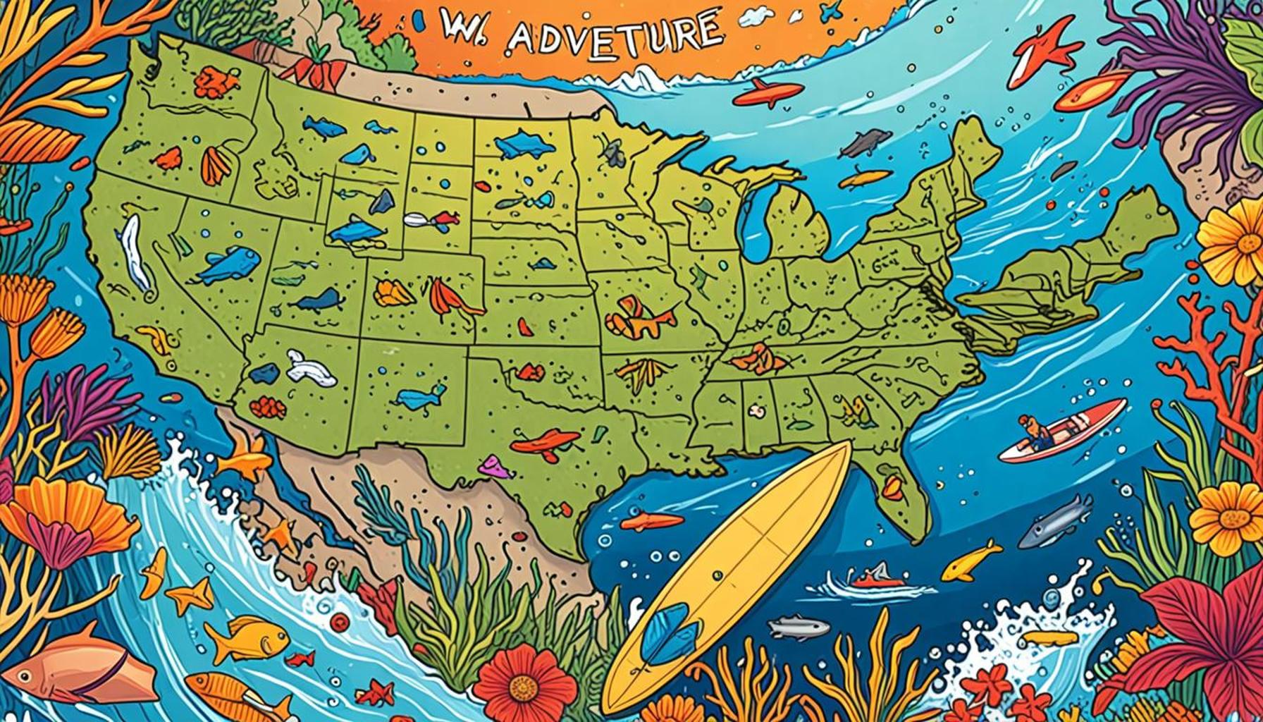 Water Adventure Itineraries: Exploring the Best Diving and Surfing Experiences in the USA