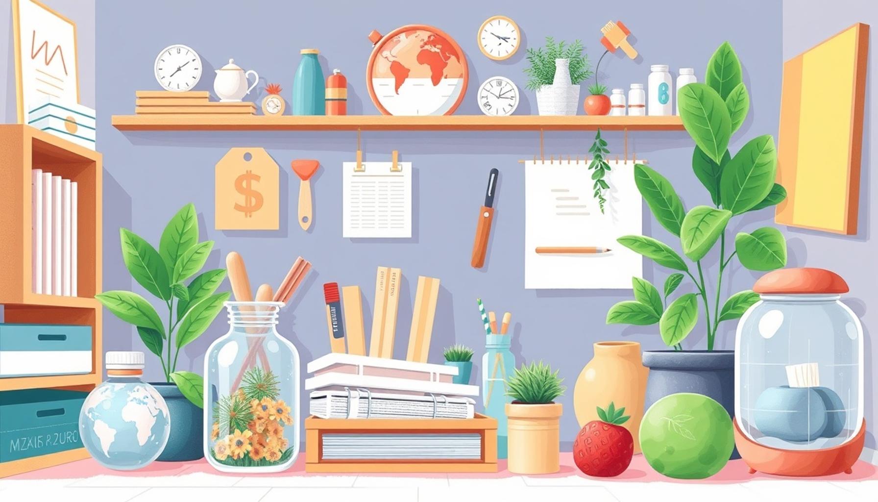 Sustainable Minimalism: Eco-Friendly Approaches to Space Efficiency in Personal Organization