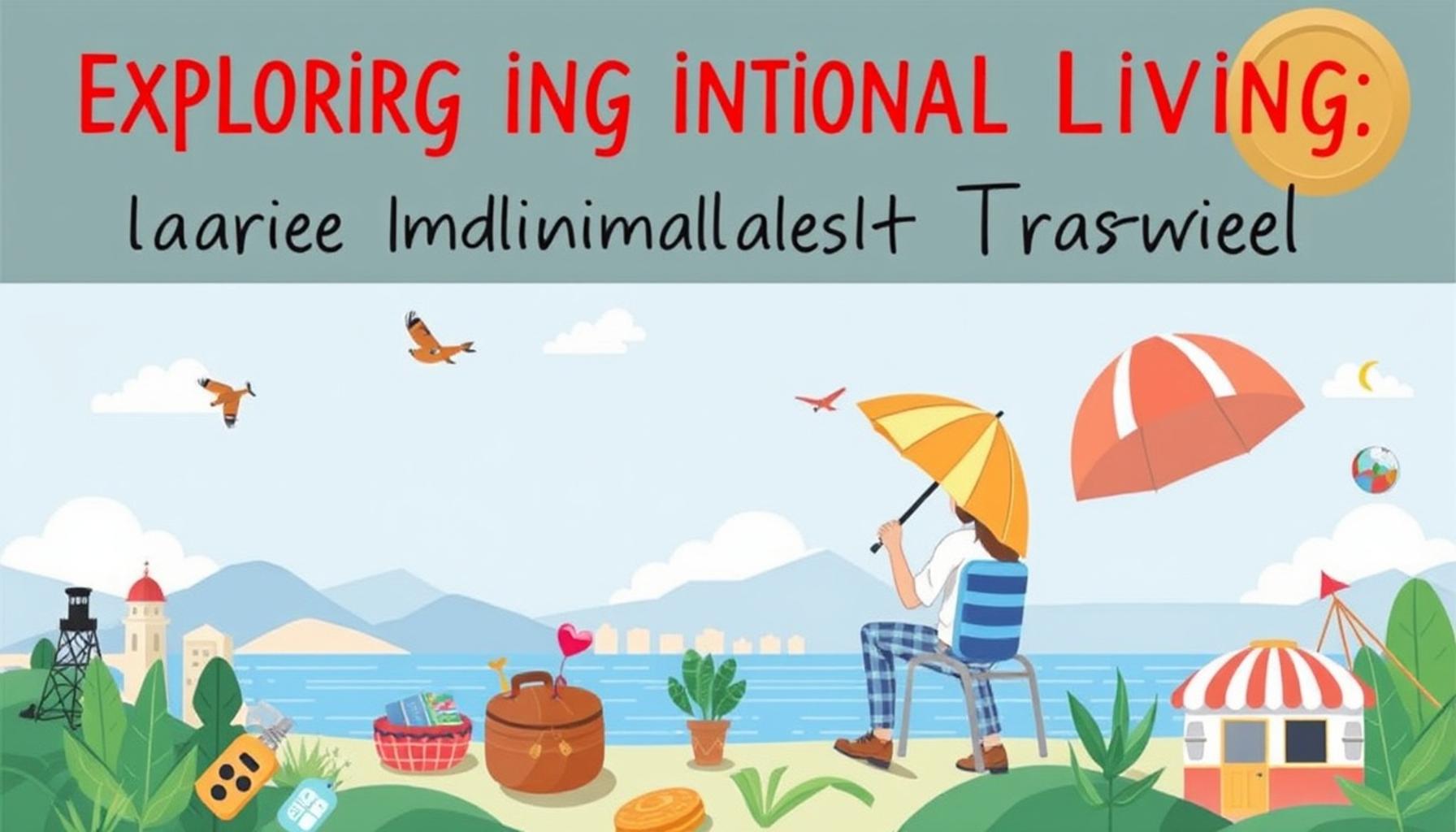 Exploring Intentional Living through Minimalist Travel: Experiences over Possessions