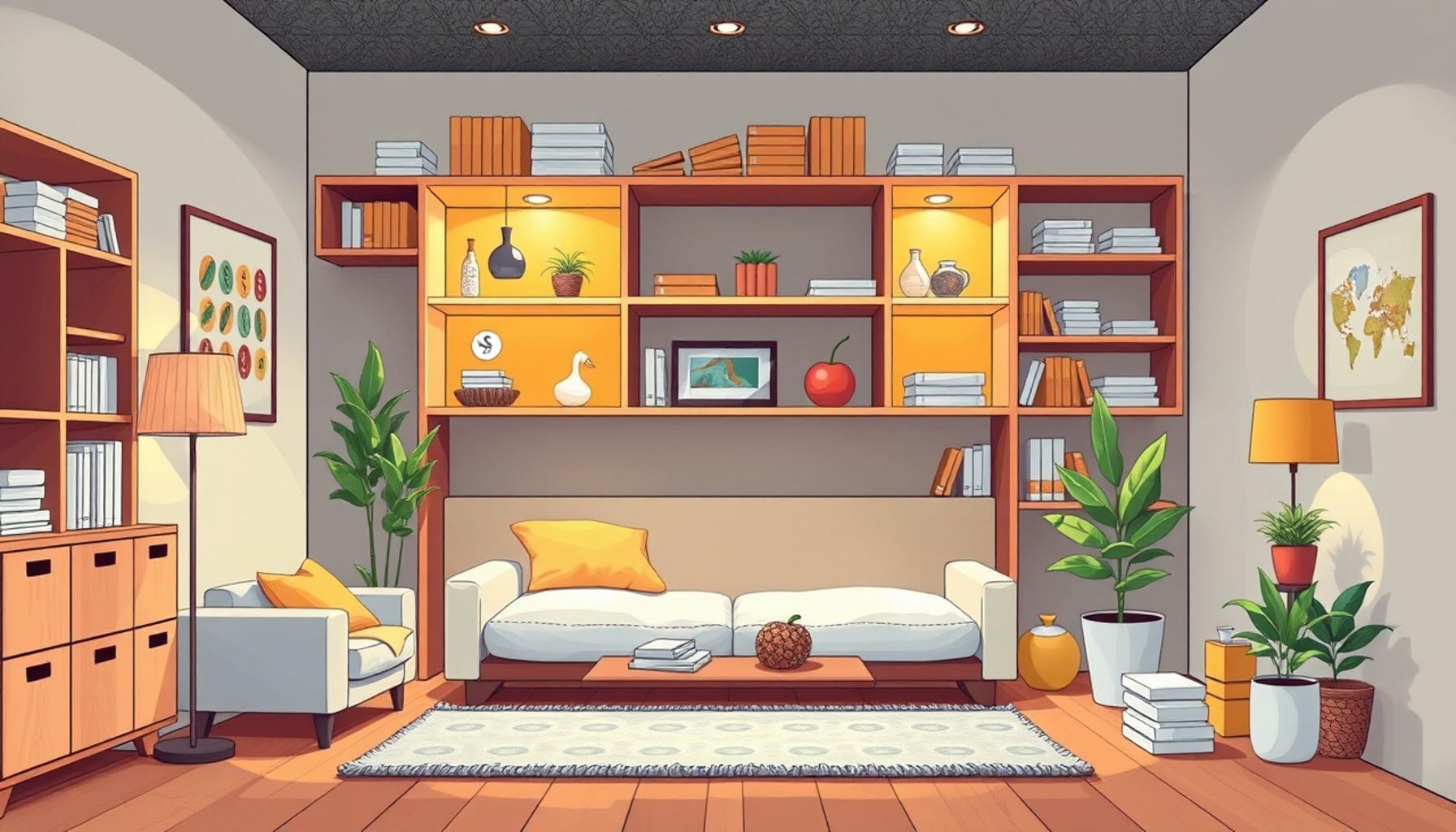 Hidden Storage Spaces: Creating Smart Solutions for Minimalist Environments